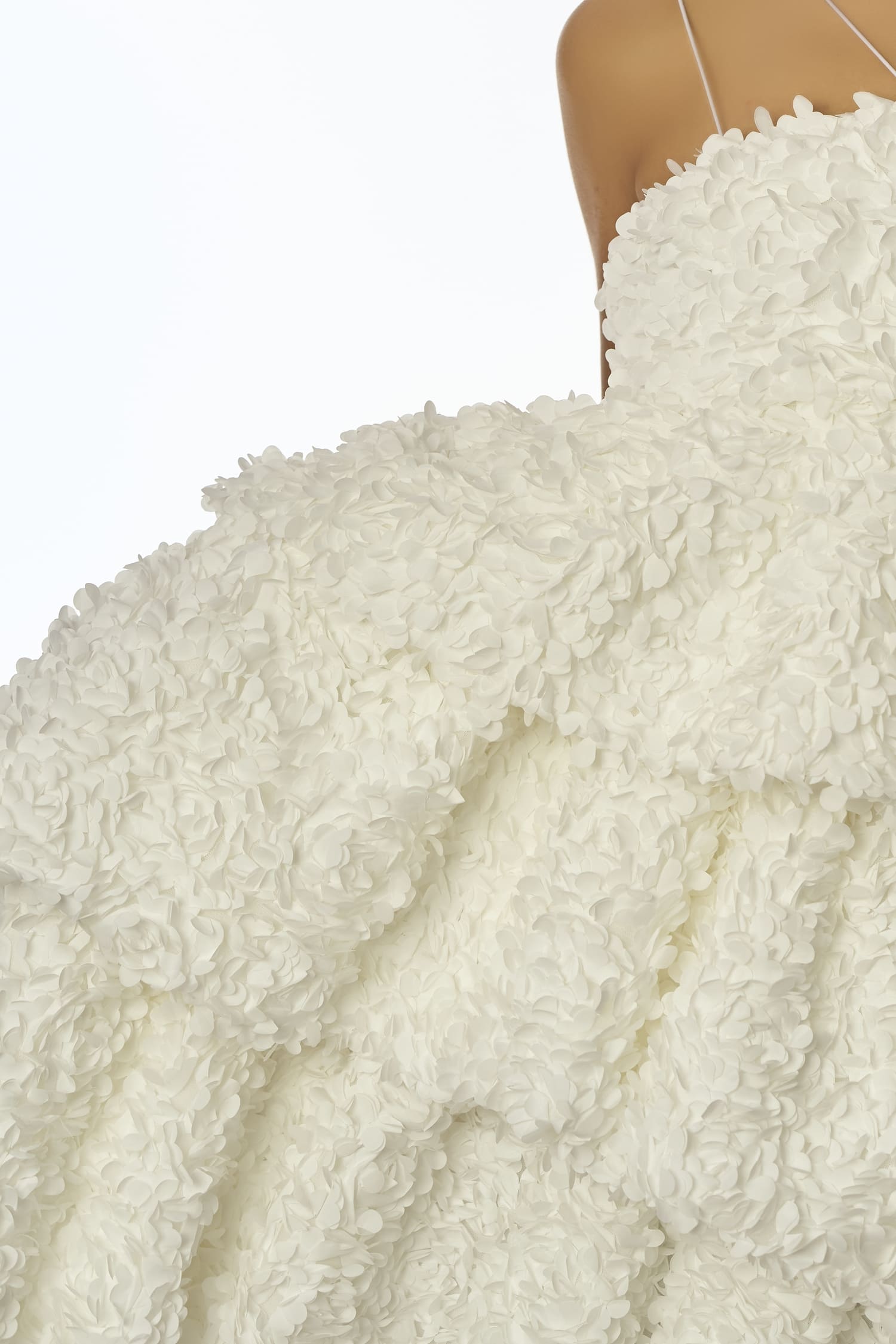 Vestido de novia Belida de Anabel Santos confección artesanal.
