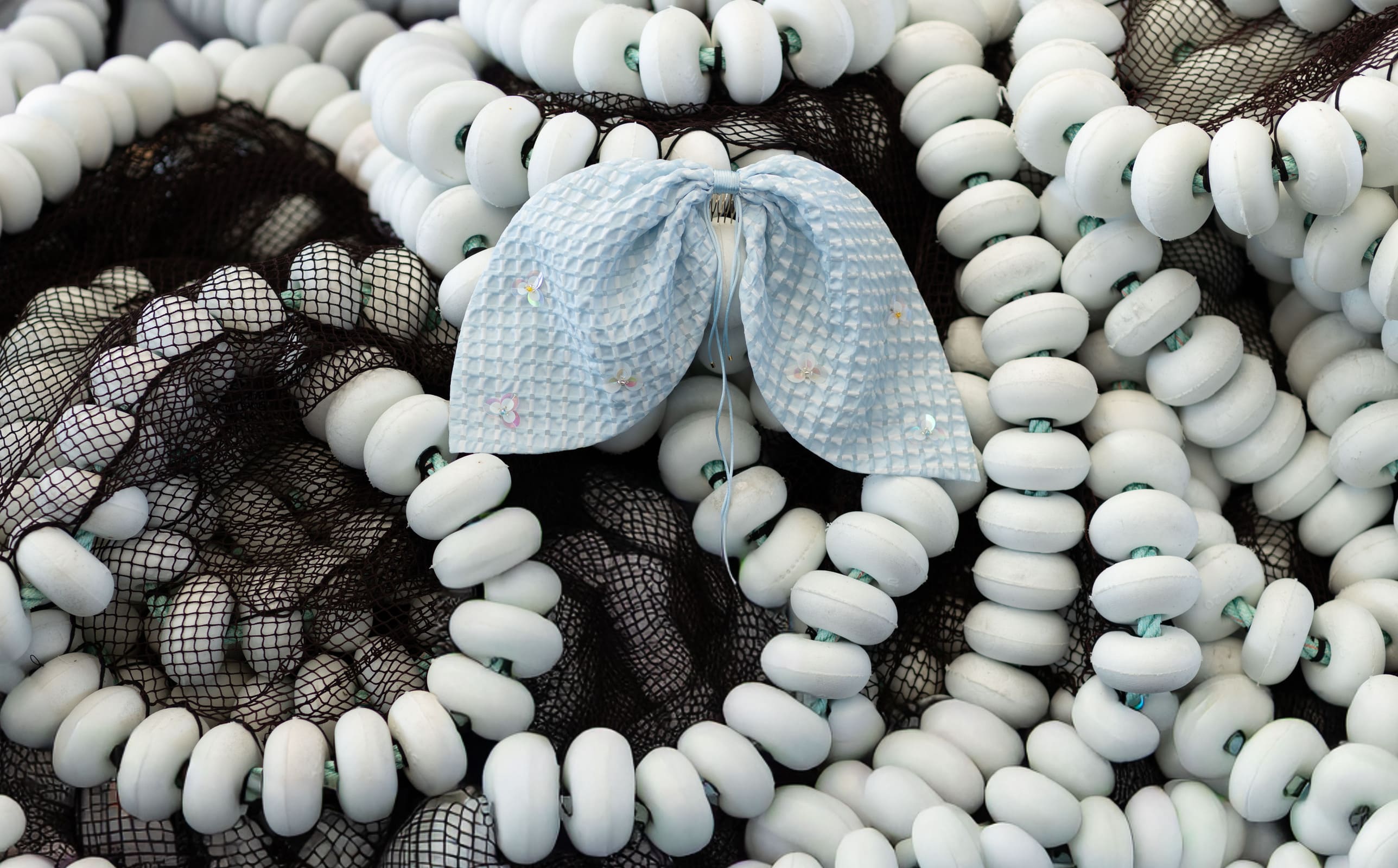 Velo de Novia Estela Azul - Colección Boda y ceremonia - Anabel Santos - Galicia